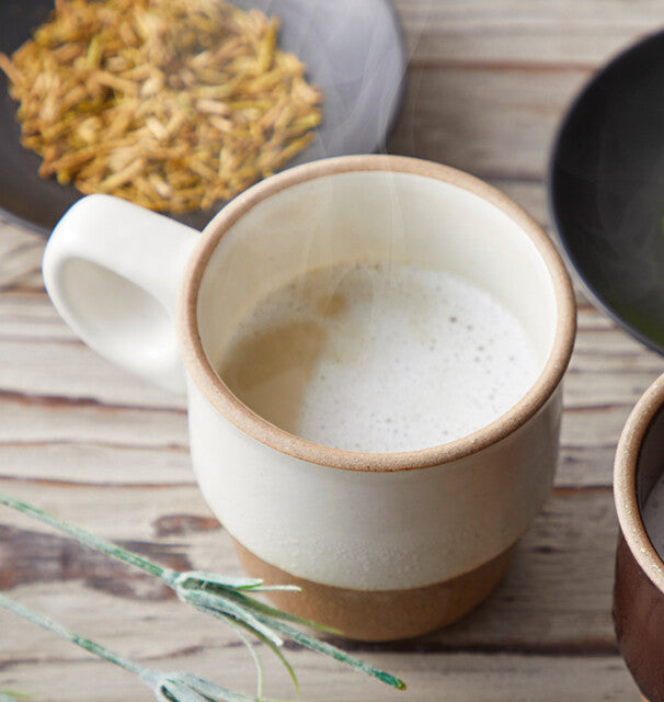 用牛奶沖泡的焙茶拿鐵【無添加】TSUBOICHI茶舖