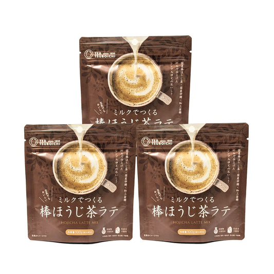 ミルクでつくるほうじ茶ラテ【お得な3個セット】つぼ市製茶本舗